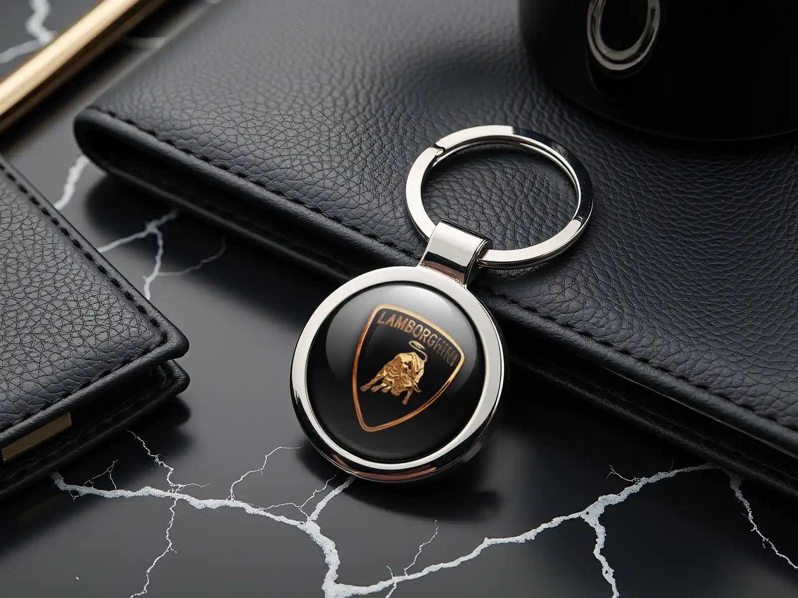 Lamborghini Personalisiert Schlüsselhalter Logo Premium X